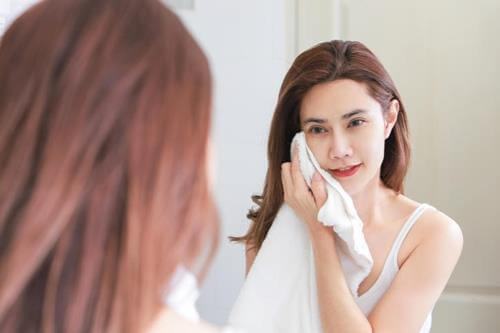 Letting your skin dry naturally is a mistake in skin care.