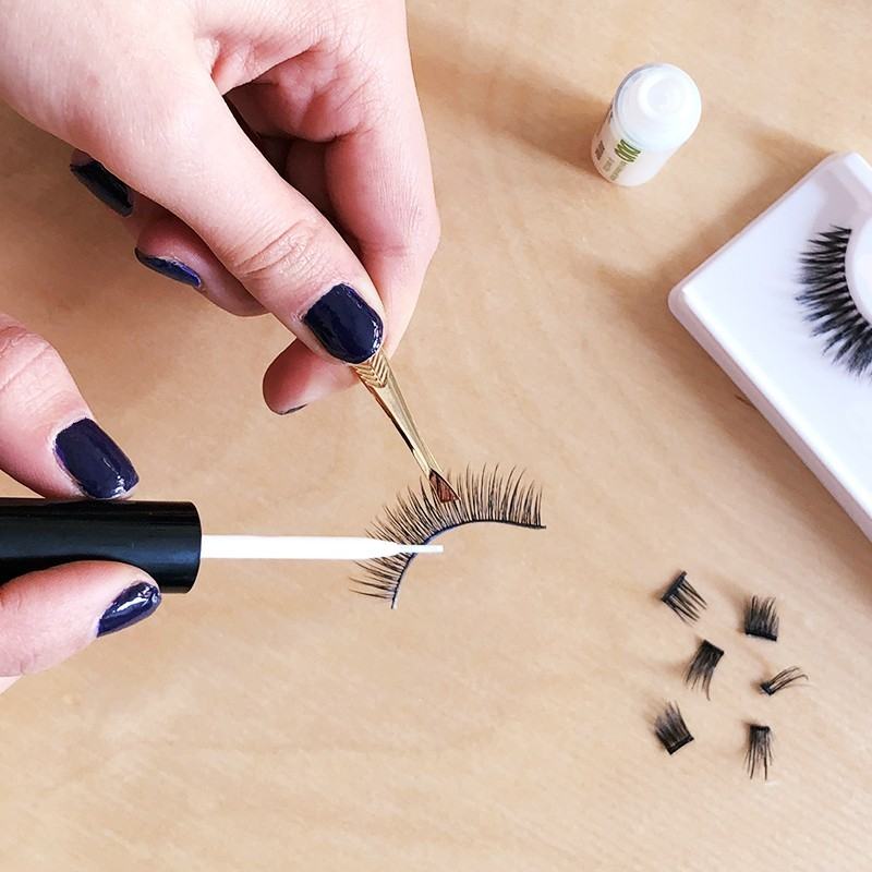 Allow the Glue to Dry Before Applying False Eyebrows