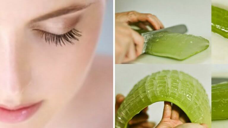 Eyelash Care with Aloe Vera